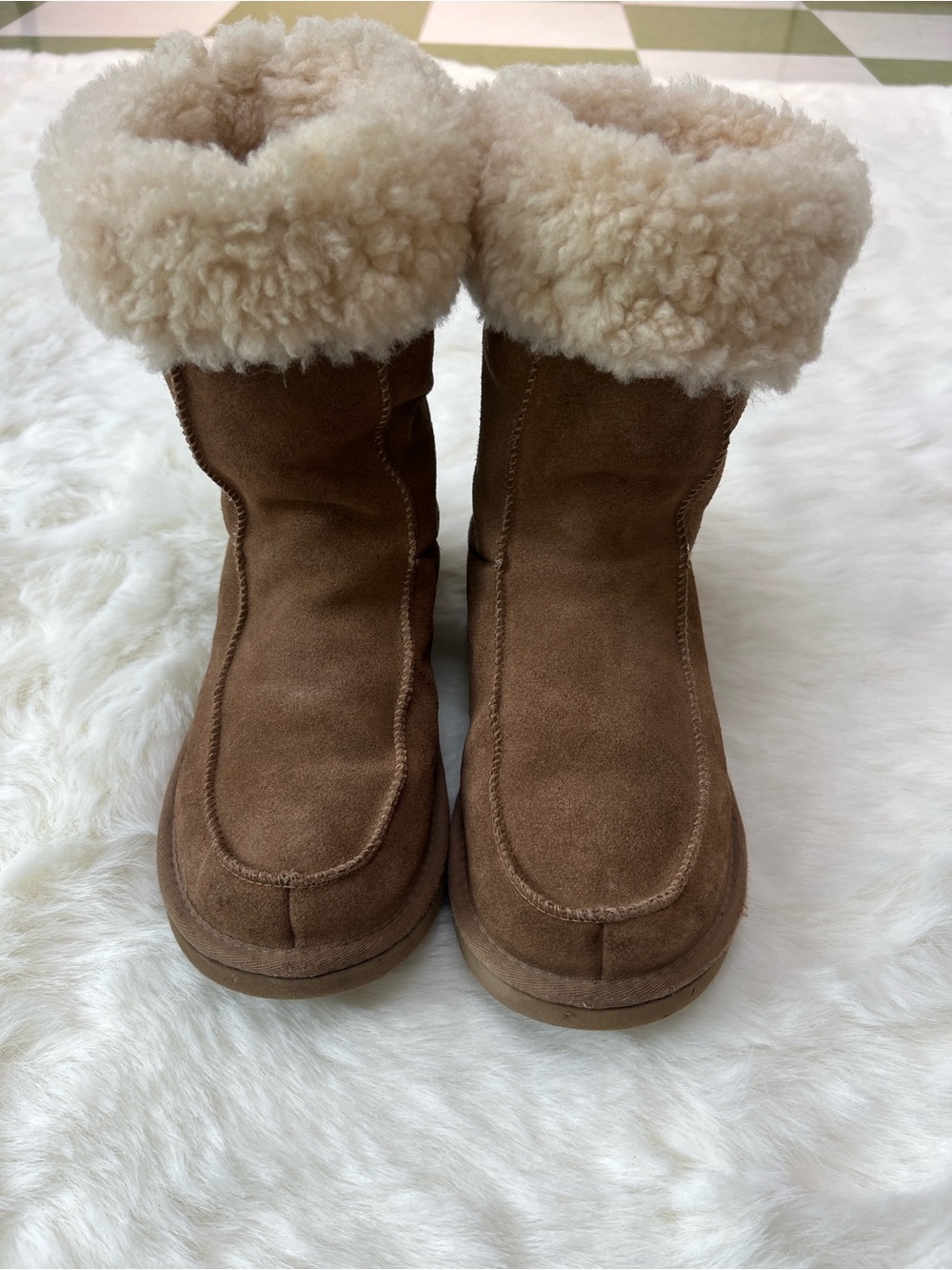 UGG Chestnut Sheepskin  women’s Winter Boots  snow Y2k boots